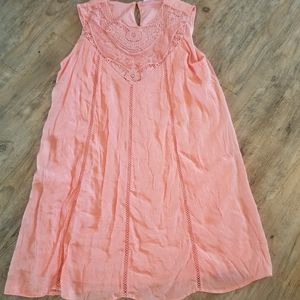 Wrangler orange lace dress